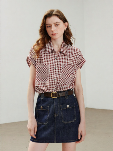 Toyouth | Áo Sơ Mi Họa Tiết Vintage Tay Ngắn