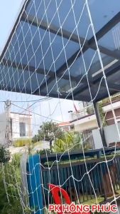 Lưới làm giàn leo làm giàn mướp bầu bí cây leo giàn MÀU TRẮNG (nhiều kích thước) tặng kèm dây buộc