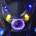 REFLEKTOR BILED TURBO MIO GEAR 125 SET LAMPU TEMBAK D2LASER. 