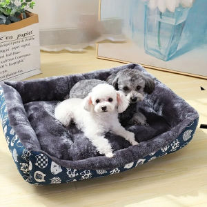 Pet Dog Bed Large Medium Small Size For Dogs Cats Waterproof Non-Slip Soft Breathable Oxford Cloth Bottom Home Car Outdoor Sofa Mat Washable