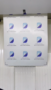 PIN DECAL - Decal sữa nhựa bóng PVC chống nước (loại dày 80mic) - khổ A4 A3 - in Laser Offset