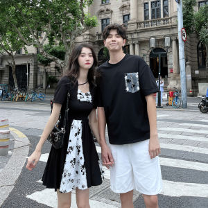 XILANDUO | Summer Sweet Cool Style Square Neck A-Line Design Lace Skirt