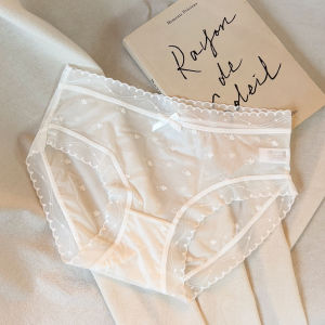CUNXU | Silky Comfort Lace Triangle Underwear 6 Pieces