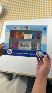 Digital building blocks with doll cards set featuring patterned cards combining fun plasticity an