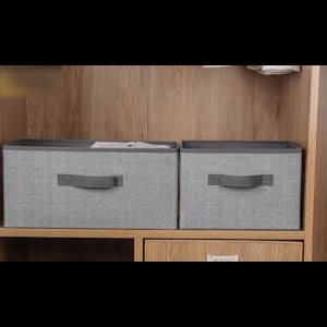 KORMES Premium Drawer Style Storage Box Set - Heavy Duty Non-Woven Fabric Organizers with Reinforced Handles Square Lidless Design for Closet & Home Organization Space Saving Solution for Filipino Households (Set of 3/5/7 Optional)