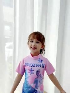 Quality Kids Swimming Suit Sleeve Various Cartoon Swimwear Baju Berenang kanak-kanak Pelbagai jenis corak