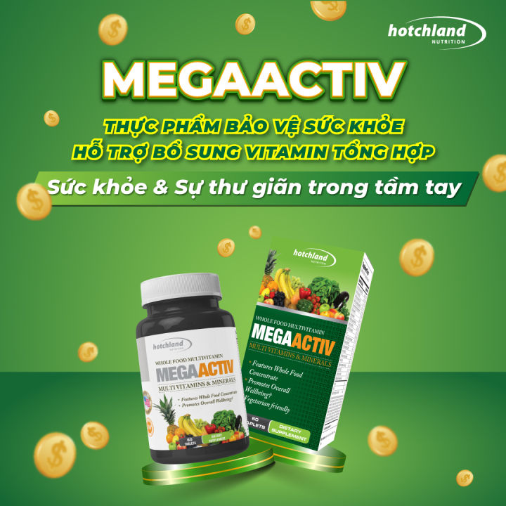 Viên uống Vitamin tổng hợp MegaActiv tăng cường đề kháng, miễn dịch ...