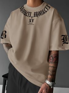 A popular Chicago mens T-shirt for summer 2025 Casual fashionable breathable and lightweight outdoor mens T-shirt