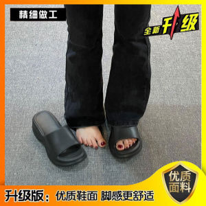 Womens Summer Outdoor Sandals Thick Bottom EVA Anti-Slip Beach Casual Slip-On Slippers Soft Comfortable Flat Heel Footwear