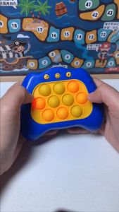 Children Press It Game Fidget Toys Pinch Sensory Quick Push Handle Game Squeeze Relieve Stress Decompress Montessori Toy For Kid