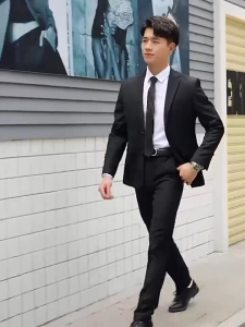 Mens Plus Size 2PCS Formal Suit – Slim Fit Blazer & Trousers Wedding Groom Tuxedo 3-6XL Black Blue Beige Burgundy Green – Full Set Workwear Gala & Formal Attire