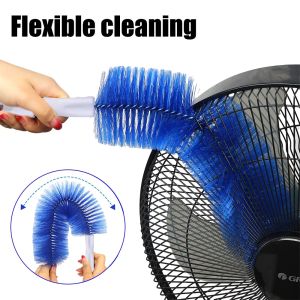 Polocat Fan Brush Bendable Microfibre Duster Household Dust Remover Cleanning Brush for Air-conditioner Furniture Shutter Car Cleaner