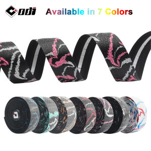 ODI Bicycle Handlebar Tape Soft Bike Bars Tape PU EVA Non-slip Colorful Handlebar Cover for Road Slide Bike Riding Accessories