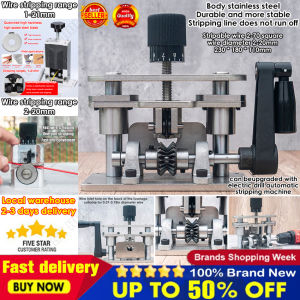 ⚡️2 days delivery⚡️Wire Stripper Manual Electric Wire Stripping Tool Scrap Copper Cable Peeling Machine Hand Crank Use With Hand Electric Drill