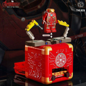 LEWAN | Superhero Transformer Box Puzzle Buildable Building Block Toy