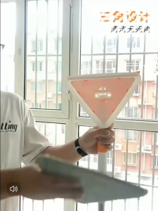 Smart Save Line Microfiber Triangular Cleaning Mop