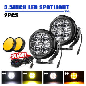 HL 3 Inch Super Bright White Yellow LED Spot Work Driving Fog Light For Auto Car SUV off-road use UTV Truck BUS 12V-80V