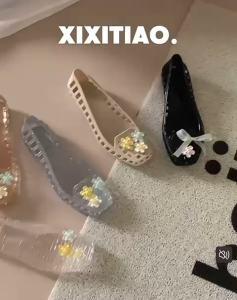 Fairy lady jelly cover flat with removable flower beads