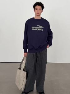 JNXS | Far Infrared Heat Retention Fleece Lined Round Neck Sweater
