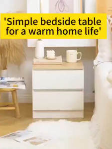 Nordic Modern Wooden Bedside Table Bedside Table Oak With Drawer Small Room nightstand Home Deco tyle Minimalist Bedside