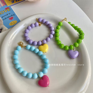 Cat Beads Necklace & Heart Pendant: Online Influencer Accessories for Your Pet