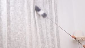 Extra Long Bendable Extendable Microfiber Fan Dust Cleaner Feather Duster Habuk Bulu Ayam Panjang