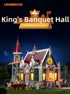 Lumibricks | Medieval King Feast Hall Model Toy