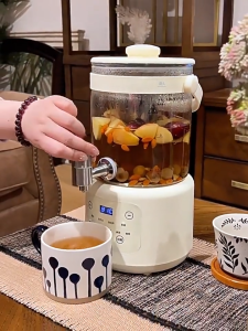 (Malaysian Plug)3L Health Pot Electric Kettle Tea And Water Separation 304 Stainless Steel Filter Screen 24H Portable Thermostatic kettle With Faucet