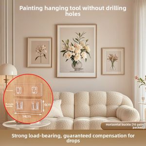 YUHANG | No-Drill Wall Mounting Kit for Picture Frames