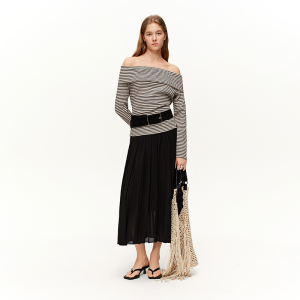DUSHU | Fashion A-line Pleated Skirt