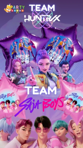 New Star Foil Balloons 18" - Kpop Demon Hunter & Saja Boys sold by Partybuddyph