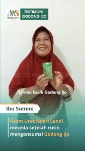 Godong Ijo Herbal ASLI Untuk Meredakan Nyeri Sendi Asam Urat Rematik dan Saraf Kejepit isi 60 kapsul