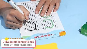 136 Pages Tracing Workbook for Kids Reusable Early Learning books for Toddlers Kindergarten Pen Control Coloring Book