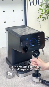 รับประกัน 1ปี SOHEF เครื่องชงกาแฟ 20bar 1.5L ควบคุมการสกัดร้อน-เย็นคู่ เครื่องชงกาแฟอัตโนมัติ เครื่องชงกาแฟสด