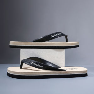 Mens Summer Slip-On Slippers Anti-Slip Wear-Resistant Thick Bottom Sandals Soft Bottom Casual Boardwalk Flip Flops