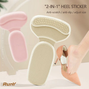 RunY 1/2Pair Shoe Insoles High Heel Pad Adjust Size Heels Pads Protector Sticker Anti-wear