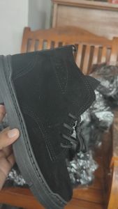 Semi Boots Pria Full Black Suede Trendi 2025