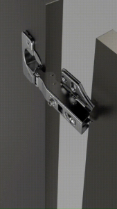 Stainless Steel Concealed Cabinet Door Hinges with Soft Close Quiet Furniture Wardrobe Hinges Screws