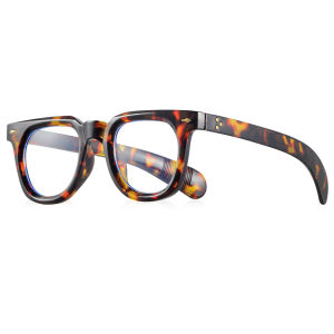 CRIXALIS Anti Blue Light Glasses For Men Women Retro Round Glasses Reading Daily Life Decorative Blue Light Glasses