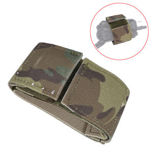 SINAIRSOFT Tactical Magnetic Adsorption Binding Strap with 2inch Wire Storage and Organizing Elastic Nylon Functional Rope