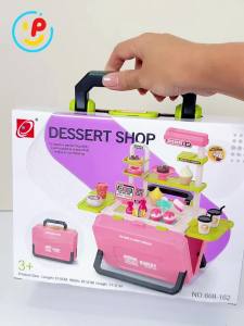 Vali đồ chơi tiệm kem và bánh ngọt 29 chi tiết 0412-11A PeeKaPaw Toys