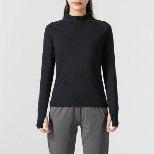 Tourmark Long Sleeve T-Shirt Womens Spring New Training Running Sports Wear Yoga Comfortable Overhead Shirt Breathable Sportswear