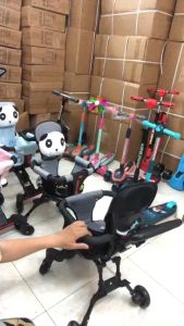 Gối đỡ gấu trúc gắn xe đẩy giúp bảo vệ phần đầu chó béan toàn chống va đập khi di chuyển