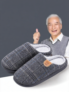 WEIKAMAYI | Non-slip Warm Thicker PU Cotton Slippers