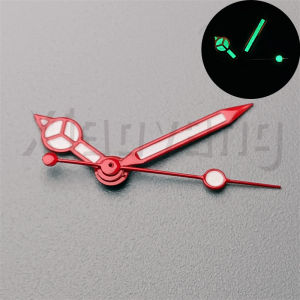 NH35 Modified Watch Hands Set Silver Gold Rose Black Blue Green Orange Yellow Hands With Green Luminous For NH35 NH36Movement