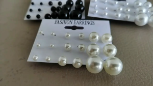 Fashion Minimalist Classic 12 Pairs Pearl Stud Earrings Set Versatile Jewelry Collection
