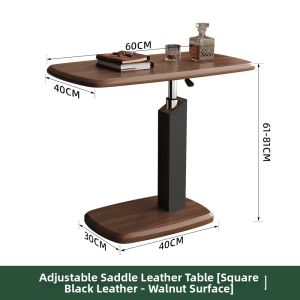 FWTDF | Movable Height Adjustable Revolving Mid-Century Side Table