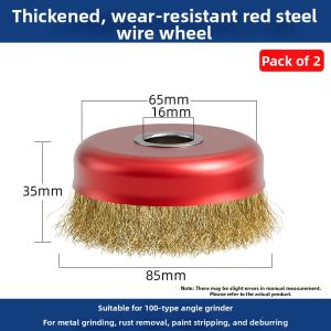LASH | Rust Removal and Polishing Wire Brush Head
