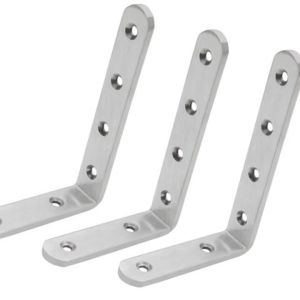 2pcs heavy-duty 90 degree angle L-shaped bracket for DIY furniture cabinets wardrobes shelves reinforcement hardware accessories