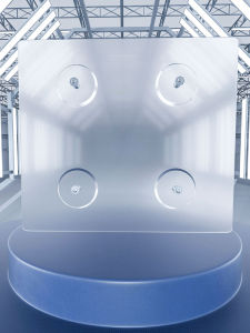 NORTH BAYOU ขาตั้งจอคอมพิวเตอร์ไม่มีการเจาะติดผนังวงเล็บ 5 กก.โหลดแบริ่งกาวไม่มีรอยต่อ VESA ขยาย